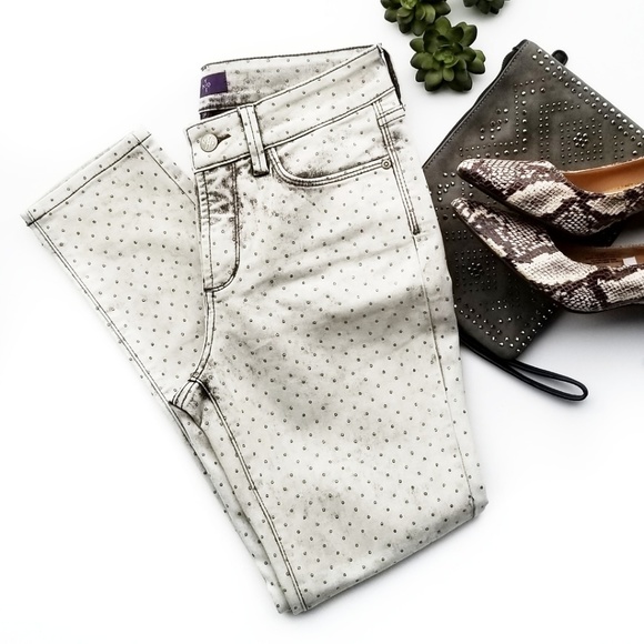 NYDJ Denim - NYDJ Clarissa Ankle in Metal Polka EUC